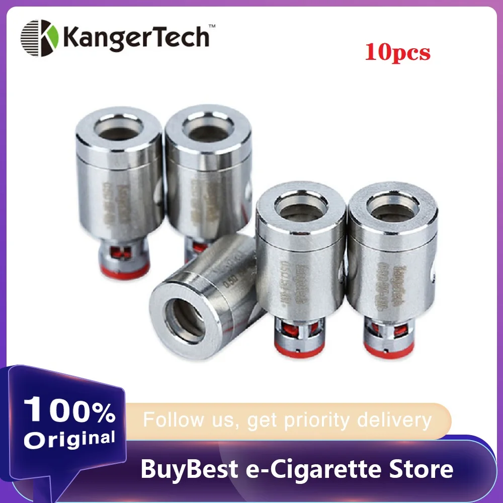 10 шт. оригинальная катушка Kanger SSOCC для Subox Mini C Kit сменная 0 15 Ом Ni200/0. 5 Ом/0. 2 Ом/SS 0.5ом