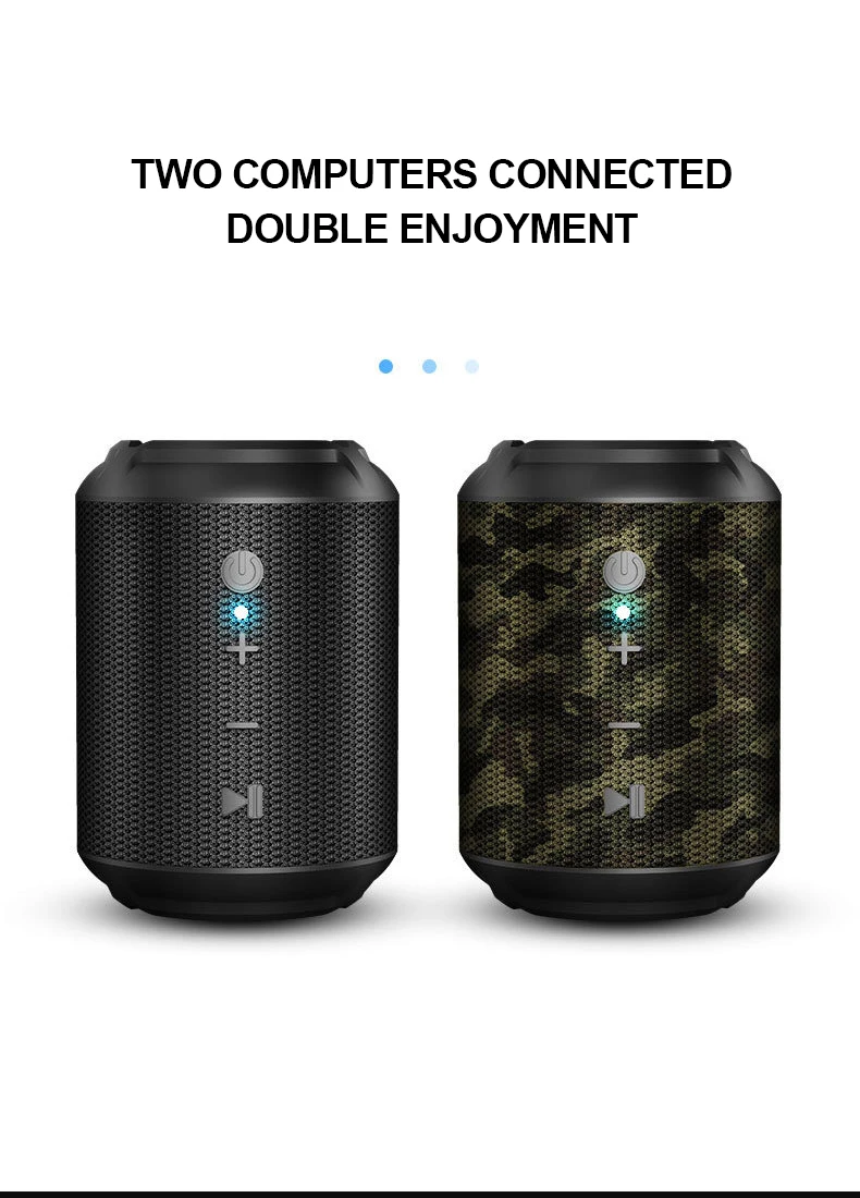 Мини Bluetooth 8 Вт динамик s Открытый IXP5 водонепроницаемый динамик стерео беспроводной громкий динамик Колонка Саундбар поддержка TF громкой связи