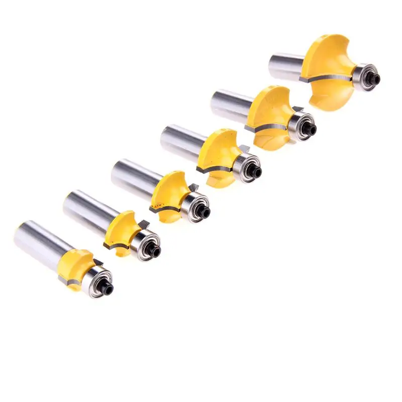 

1/2 inch Handle Details about 6 bit Roundover and Beading Router Bit Set