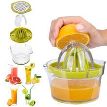 Presse-agrumes manuel multifonction 4 en 1, presse-agrumes Orange avec tasse à mesurer, presse-agrumes à main pour légumes et fruits