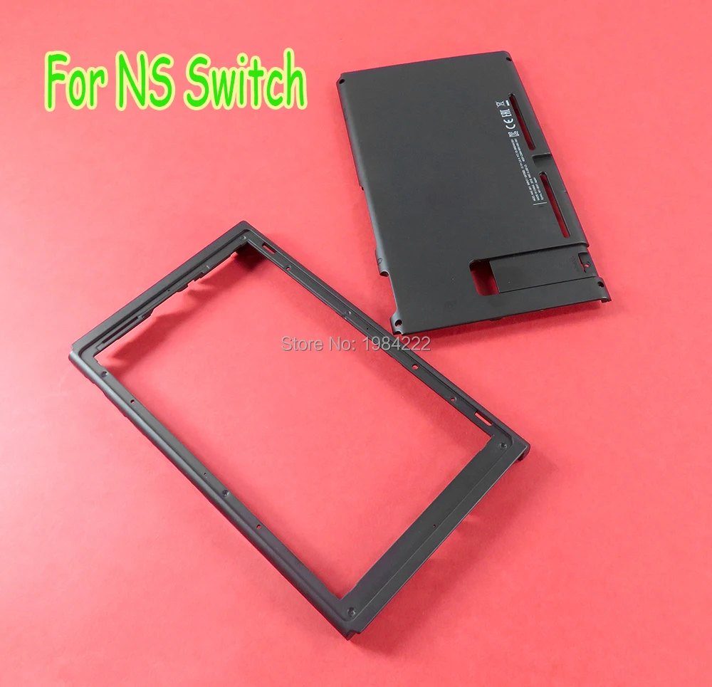 

10 комплектов Передняя Задняя Лицевая панель для Nintendo Switch Замена черного жесткого корпуса внешняя часть для консоли NS Switch