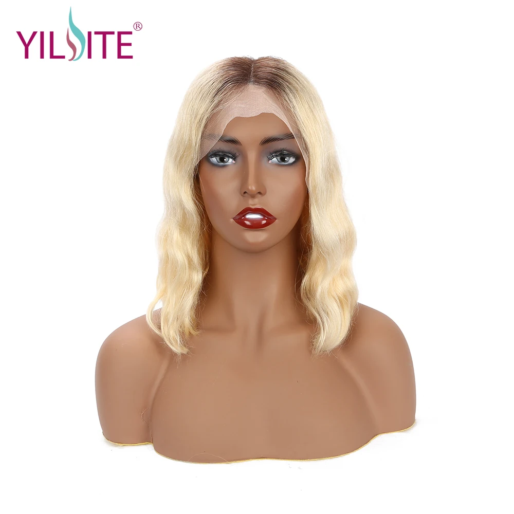 

Blonde Lace Front Wig Brazilian 613 Short Bob 13x4.5 Lace Front Remy Human Hair Wigs For Black Women 613 Lace Front Wig