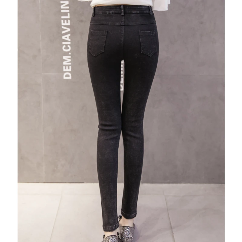 Женские брюки с блестками, весна-лето размера плюс 3XL, эластичные узкие брюки для женщин, облегающие джинсы, джинсовые леггинсы с блестками