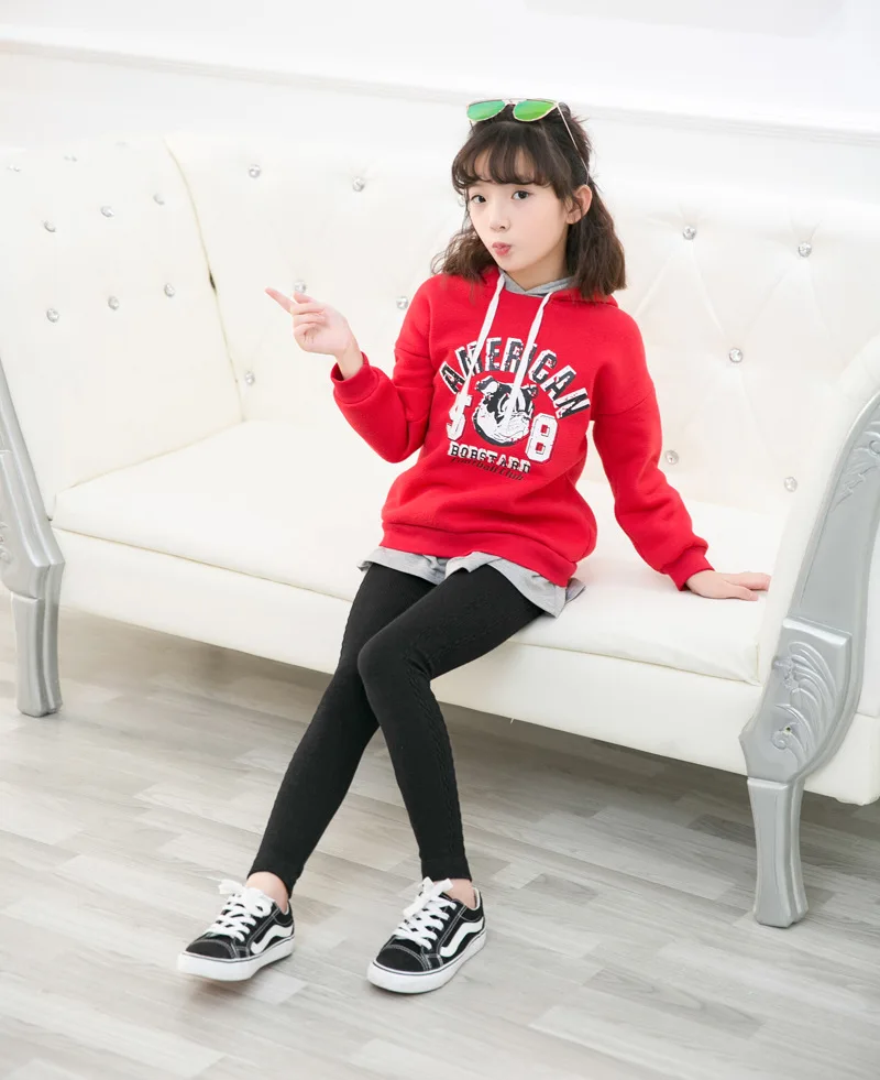 Girl'S Leggings Spring And Autumn New Style CHILDREN'S Knit Pants Big Boy Skinny Pants 3-5-7-9-Year-Old Childrenswear