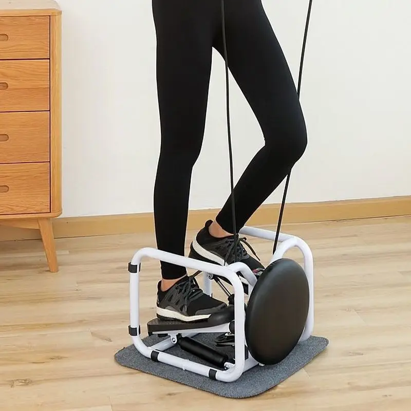 - Multifunctional Indoor Fitness Stepper With Resistance Rope Home Exercise Tools Waist Beauty Sports Stepper Walker Equipment