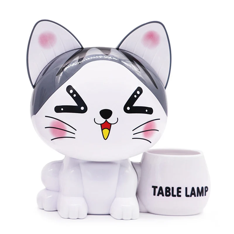 

Desk Lamp LED Cartoon Cute Crafts Pen Holder Charging Night Light Decoration MAL999