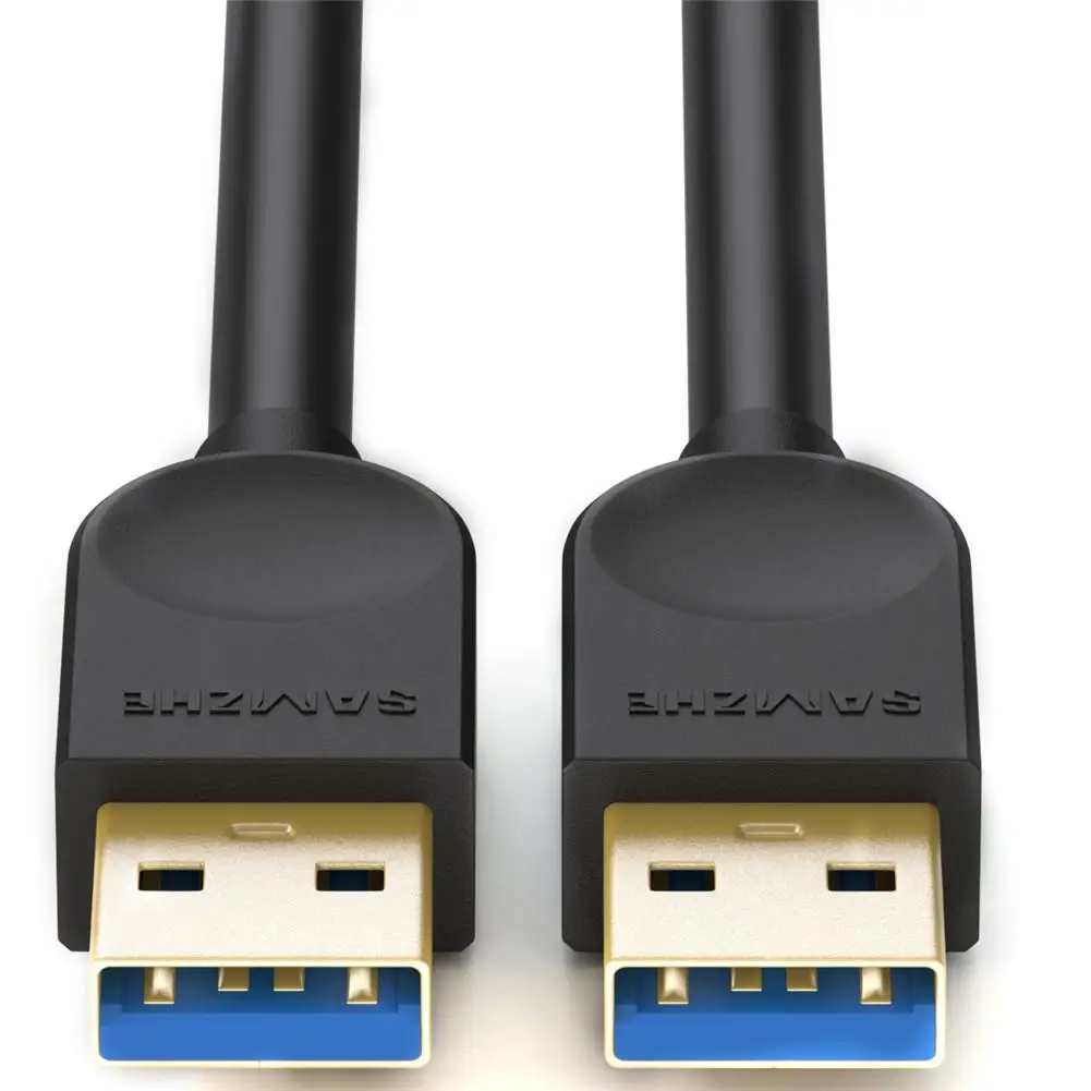 USB3.0 Удлинительный кабель A Male To B Мужской кабель для передачи данных 3,0 USB кабель черный usb-кабель высокоскоростной USB кабель-удлинитель