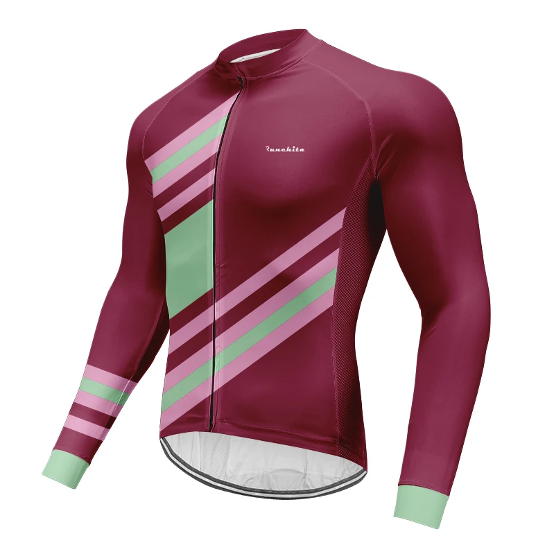 RUNCHITA long sleeve Cycling Jersey spring/autumn men's Pro team cycling jersey Ropa Ciclismo Bike bicycle clothes Clothing