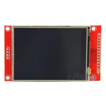 

2.8" 240x320 SPI TFT LCD Serial Port Module+PCB Adapter Micro SD ILI9341 5V/3.3V