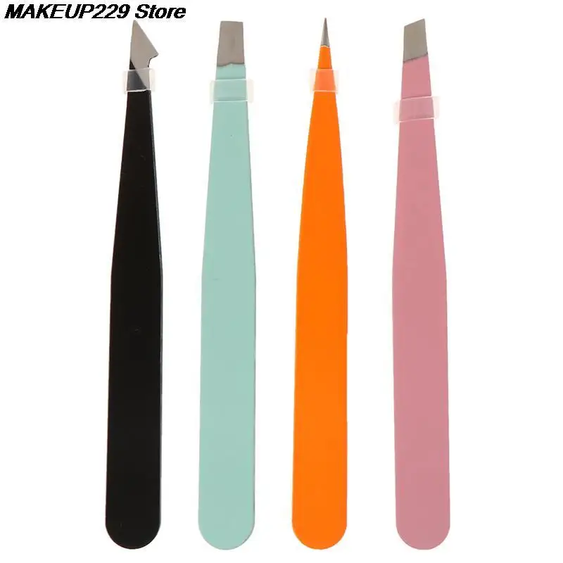 

4 шт./упаковка, щипцы для бровей из нержавеющей стали