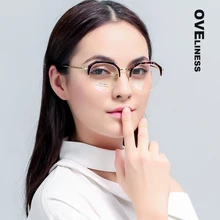 Полуоправа для очков, оправа для женщин, оптическая близорукость, оправы для очков по рецепту, круглые очки, диоптрии, очки, прозрачные очки для глаз