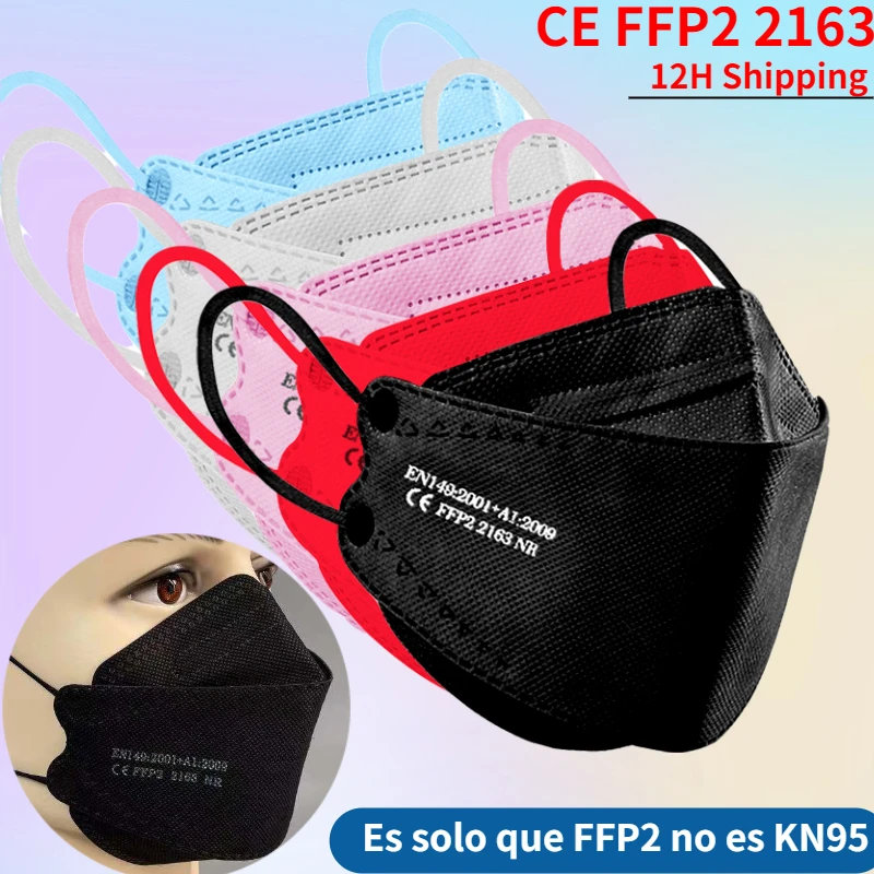 Mascarillas FPP2 ,fpp2 approved fish Masks Black mask Respiratory Mask ffp2 kn95 Mouth mask,reutilizable ffp 2mask,mask ffpp2