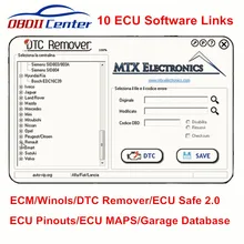 10 ECU программное обеспечение связывает DTC для удаления ECM титановые Winols для KESS V2 KTAG ECU Safe DPF/EGR/FLAP+ CRACK Garage Database программное обеспечение ссылка