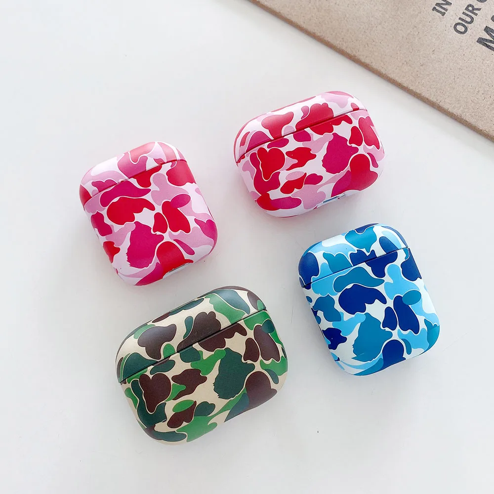Army Camouflage Earphone Cases For AirPods Pro Case Hard PC