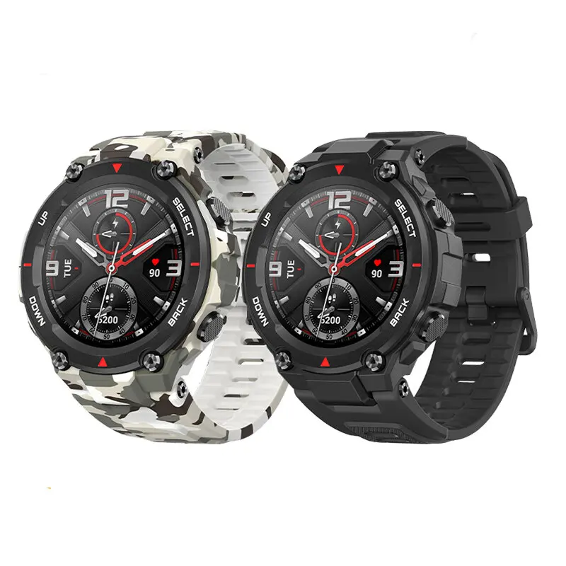 US $128.70 bluetooth 50Amazfit TRex AMOLED GPS GLONASS Outdoor Watch 14 Sport Modes Track Weather Forecast Smart Watch Global Version