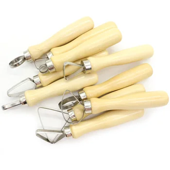 

Metal Single/Double Head Knife Clay Tool Sets of Pottery Art Craft Supplies DIY Model Hand Sculpture Wood Cutter Ceramics Tools