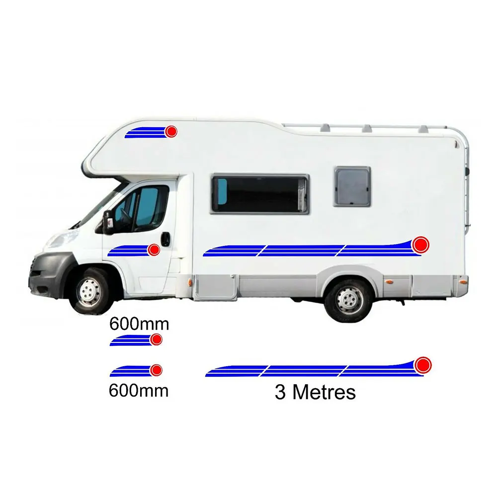 4 x Names for Motorhome Horsebox Campervan Decal Graphics Stickers 600mm Long 