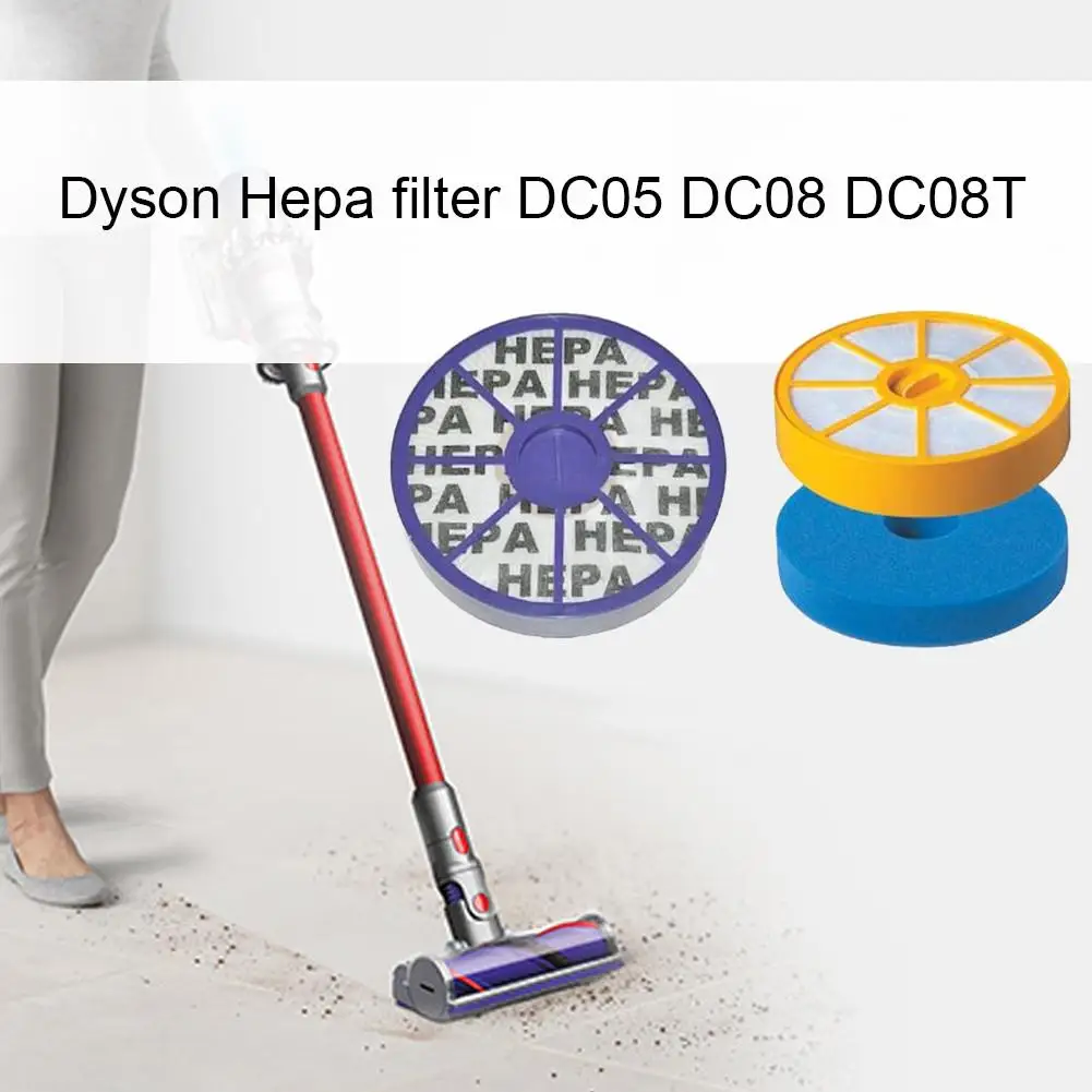 1 х HEPA фильтр Набор для пылесос Dyson DC05 DC08 DC08T DC08TW-HEPA набор фильтров содержит: замена Dyson 907671-01, 905
