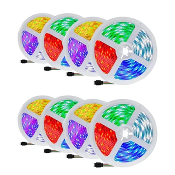 

RGB LED Strip Lights 20M 5050 Waterproof LED Strip Light with 44 Keys Remote for Room Bar Christmas Halloween