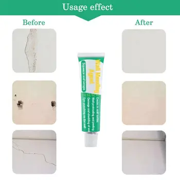

2020 New 20ml Adhesives Wall Mending Agent Wall Repair Cream Wall Crack Nail Repair Agent Wall Repair Paste Hardware