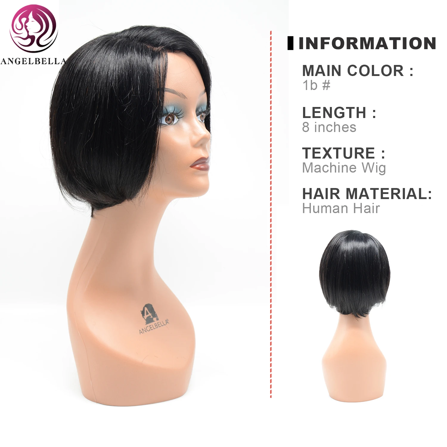 Perruque 10 pouces Clearance