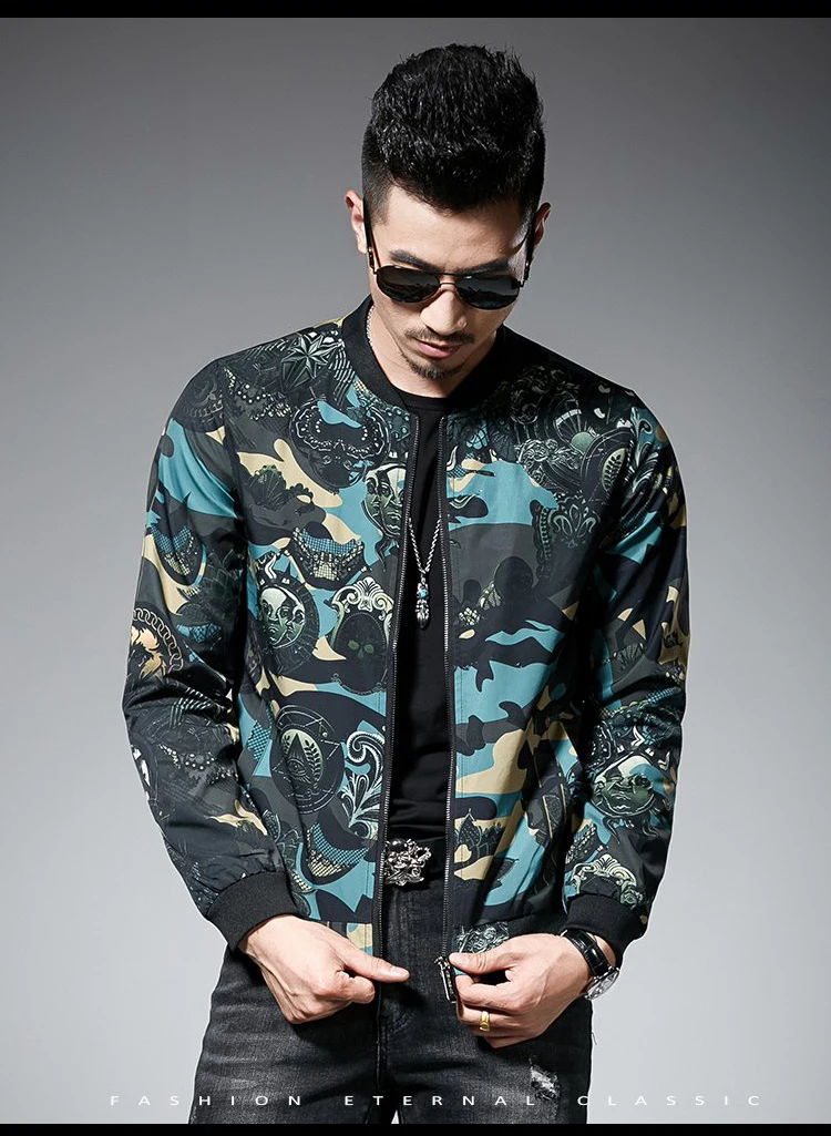 Мужская куртка Campera De Hombre Jaqueta Masculina Motoqueiro, винтажная ветровка, Мужская осенняя куртка, зеленая куртка с принтом, 5xl