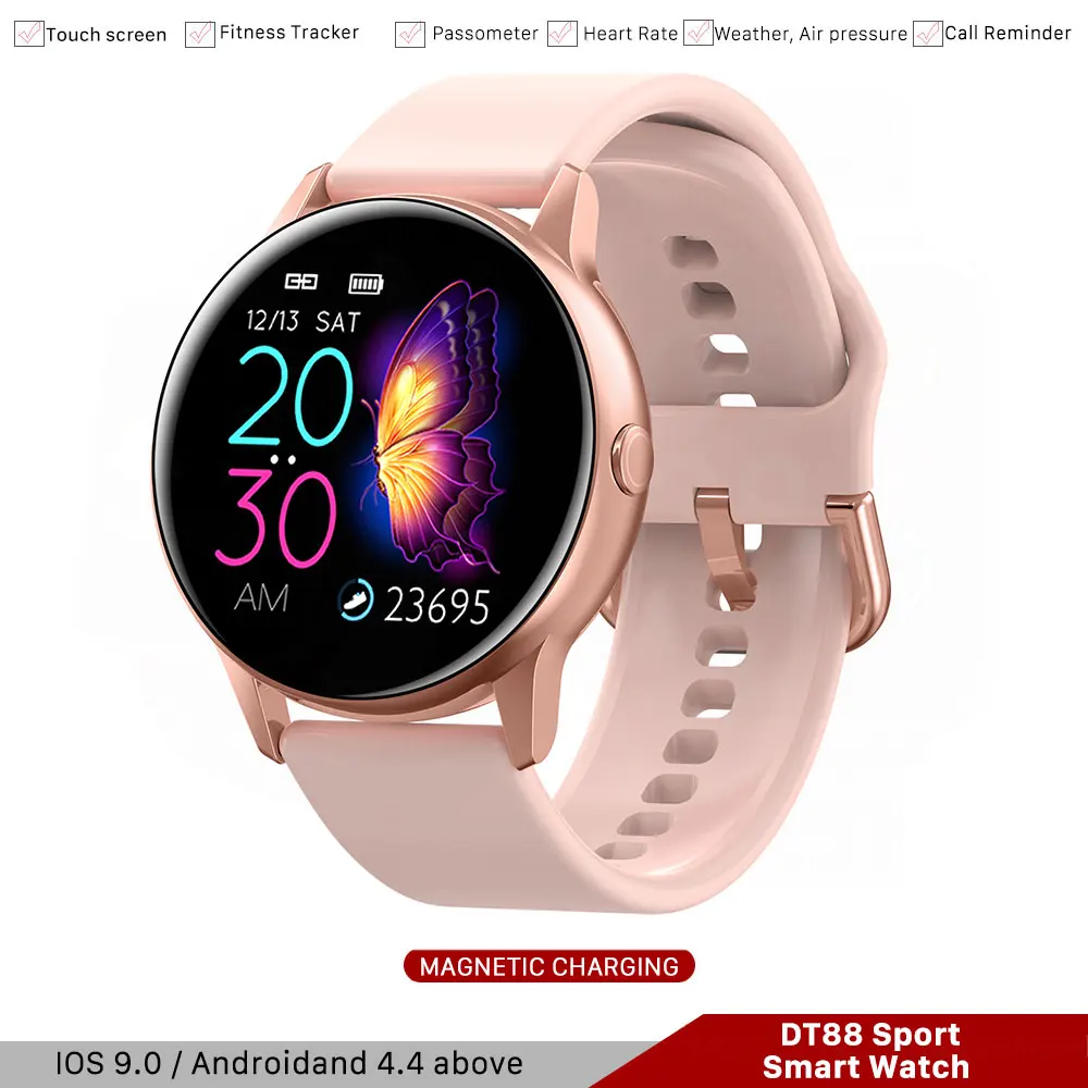 

2019 Smartwatch For Man Women IP68 Sport Pedometer Tracker Blutooth Smart Watch for Iso Android Samsung Huawei Phone PK R500 P68