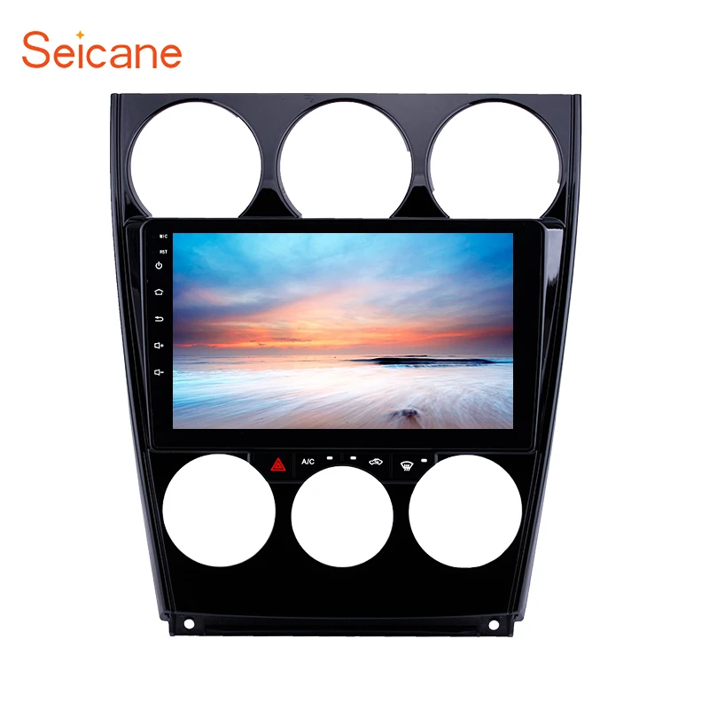 

Seicane Car GPS 9" HD 2Din Android 8.1 Stereo Player for Old Mazda 6 2004-2015 Support OBD2 Carplay DVR Steering Wheel Control