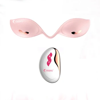 

New electric breast massager for home nursing breast massager with remote control silicone vibration breast massager