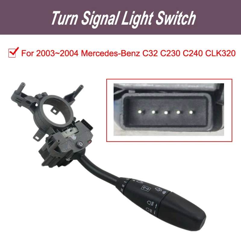 For Mercedes C32 C230 C240 CLK320 Turn Signal Switch Genuine 000 545 23 10 NEW