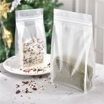 

50PCS Ziplock Bags Food Storage Fresh-keeping Transparent Package Pouch for Jewelry Store Candy Shop Snack Storage Pack