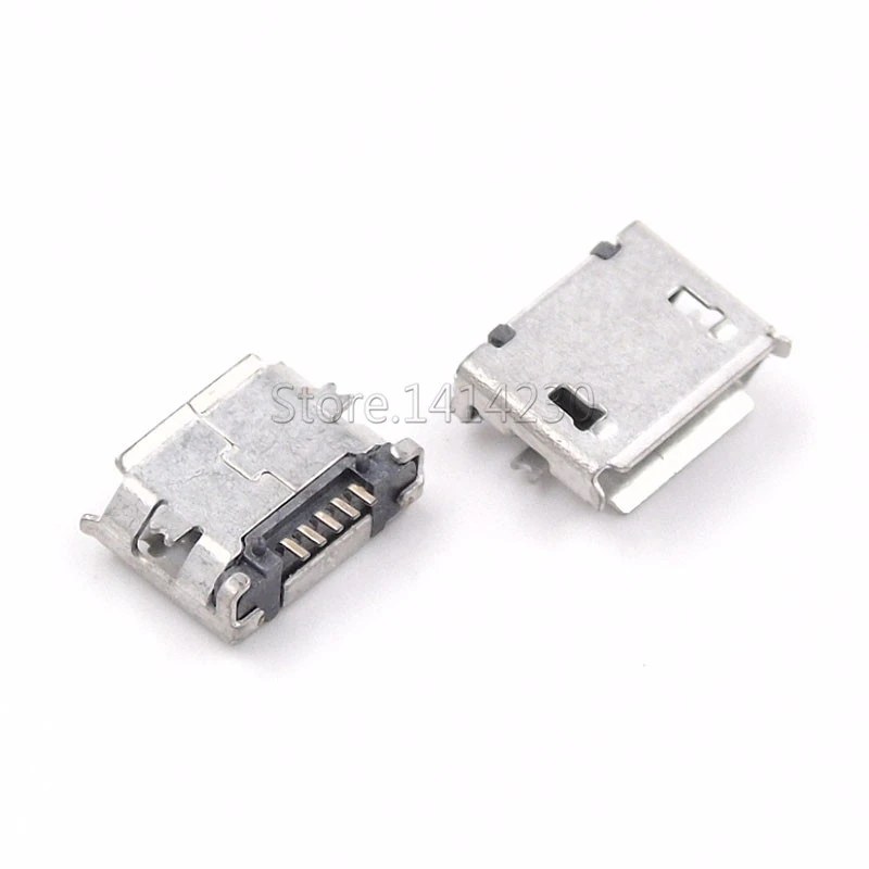 Davitu Micro USB Type B Female 5Pin SMT Socket Jack Connectors Port PCB Board 5Pins 2plug-in Micro USB Connector Tail Charging socket Davitu Micro USB Type B Female 5Pin SMT Socket Jack Connectors Port PCB Board 5Pins 2plug-in Micro USB Connector Tail Charging socket