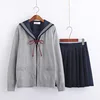 Large-Size S-5XL 8 Sizes Japanese JK Uniforms School Dresses For Girls Navy Blue Sailor Suit Jacket Middle School Uniforms Suits 3