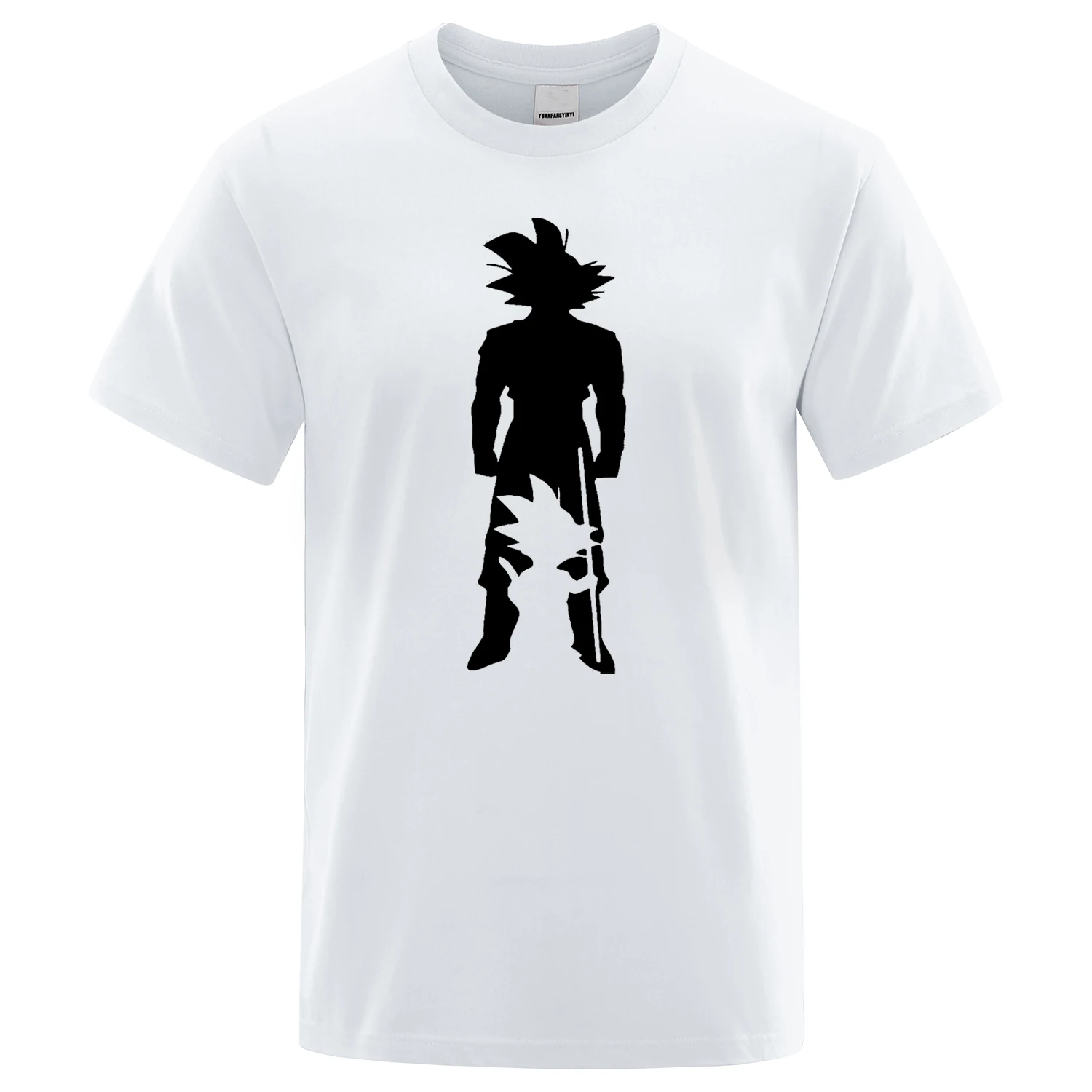 Летние новые футболки Dragon Ball Z, Мужская футболка с принтом из мультфильма, футболка «Goku», уличная одежда, высокое качество, хлопковые топы, мужские футболки