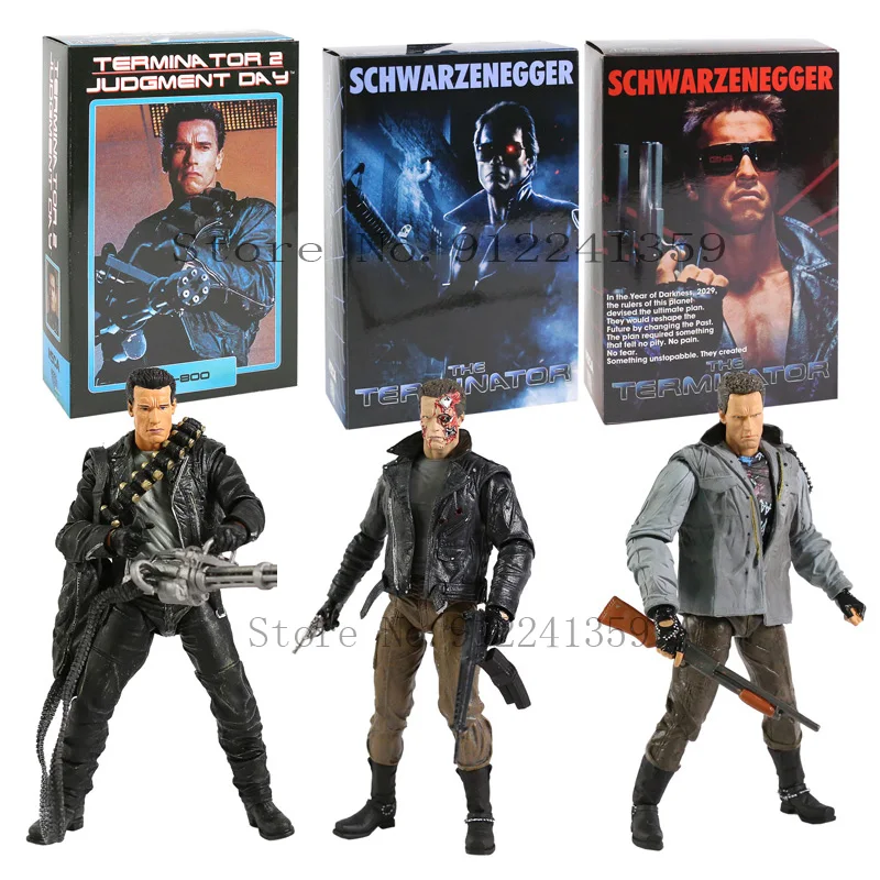 Фигурка Арнольда Шварценеггера NECA Terminator 2: день суждения Статуэтка из ПВХ