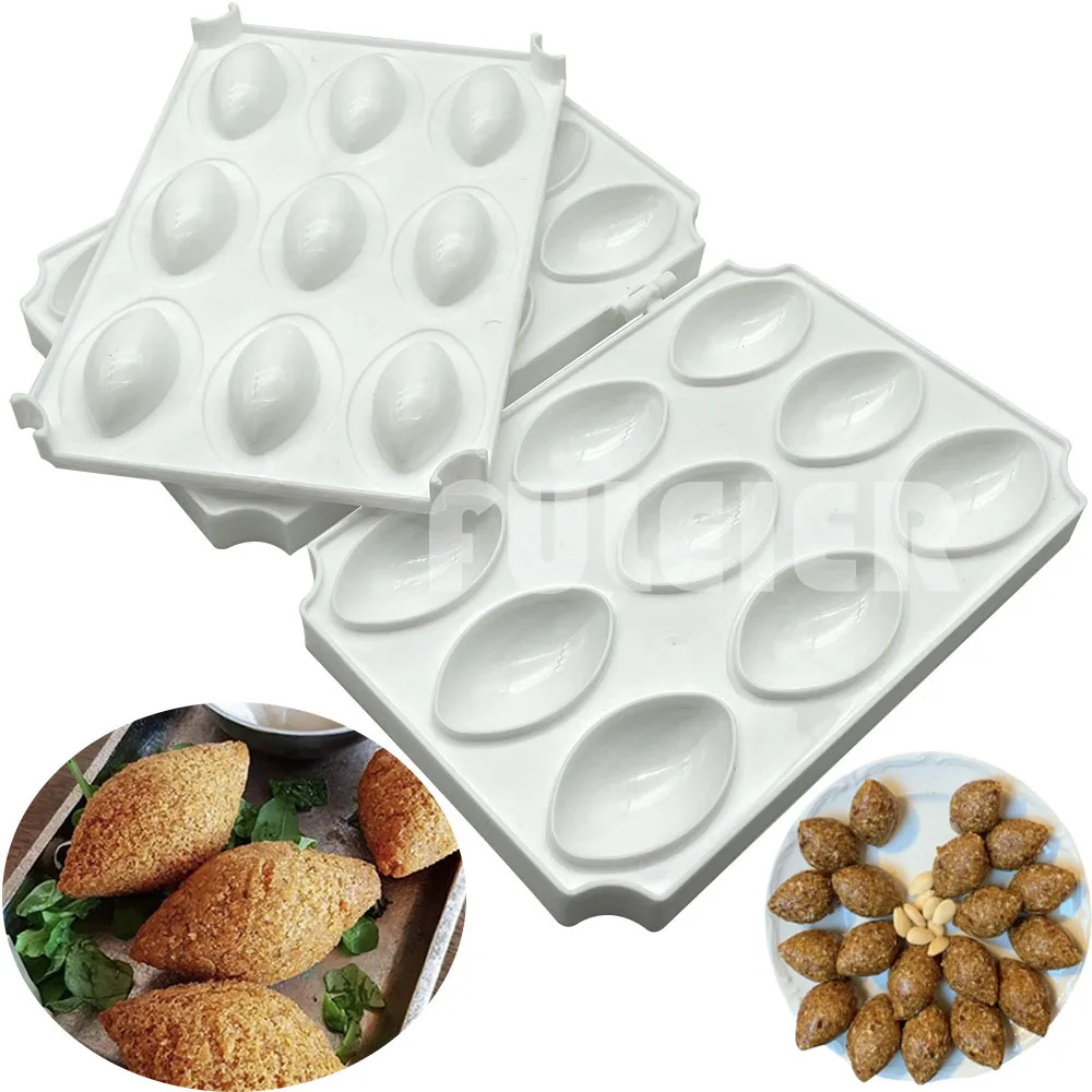 

9 Hole Meatball Maker Manual Meatloaf Mold Maker Kitchen Tools Kibbeh Maker Stuffed Meatball Maker Processor Roll Cake Dessert
