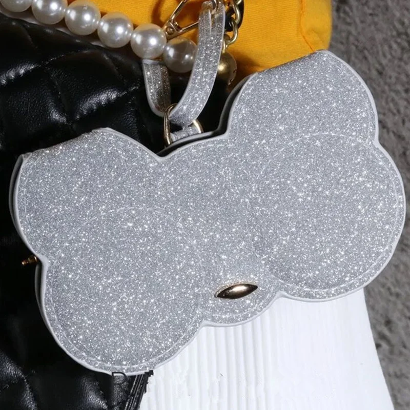 diamond silver Кошачий солнцезащитный глаз очки солнцезащитные очки Чехол Сумки женские из искусственной кожи милый мультфильм дорожная сумка для хранения Защитный чехол Коробка - Цвет: diamond silver