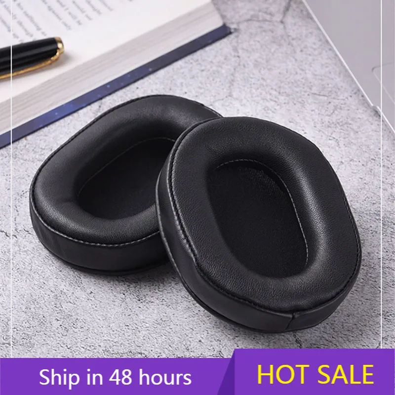 Replacement Sheep Leather Foam Ear Pads Cushions for Audio Technica ATH MSR7 ATH M50x for SONY MDR 7506 MDR V6 9 17