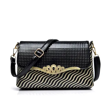 

Diamonds Metal Decoration Flap Purse for Women 2019 Leopard Lattice Pattern Crossbody Bags Luxury Ladies Single Shoulder Bag Cc