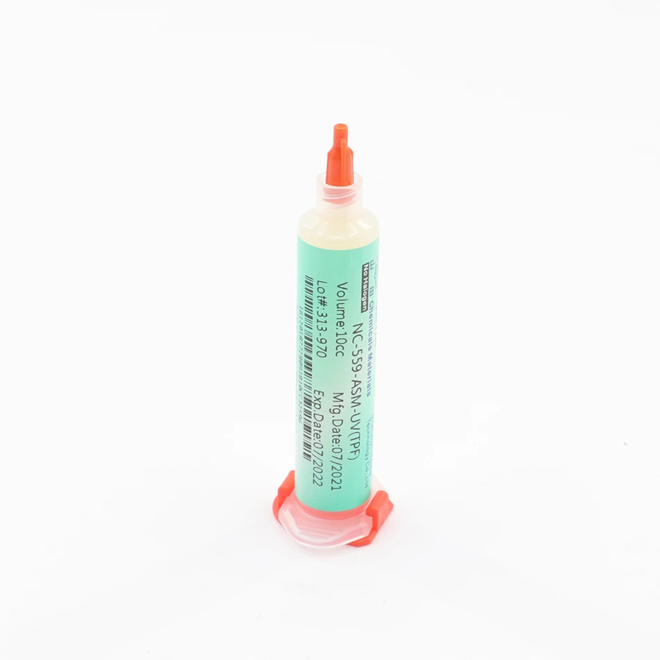 100% 오리지널 플럭스 NC-559-ASM-UV (TPF), 무세정 저잔류물 솔더 페이스트, BGA, 일반적으로 사용되는 559 플럭스, 10cc