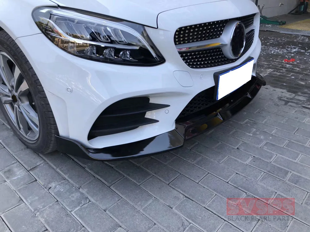 Высококачественный передний бампер ABS для Mercedes Benz C Class W205 C260 C180 на