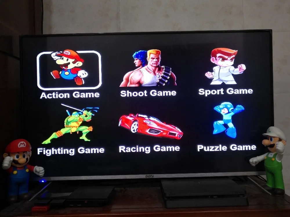 HDMI Ретро Мини ТВ игровая консоль видеоигры для NES игр с 2 беспроводными геймпадами 504 различных игр