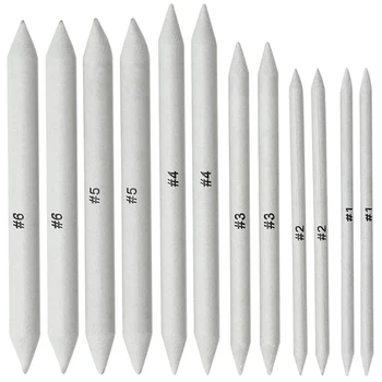 

12pcs Professional Sketch Paper Pen Paper Wipe Pen Art Painting Supplies Smudge Paint Pen Set