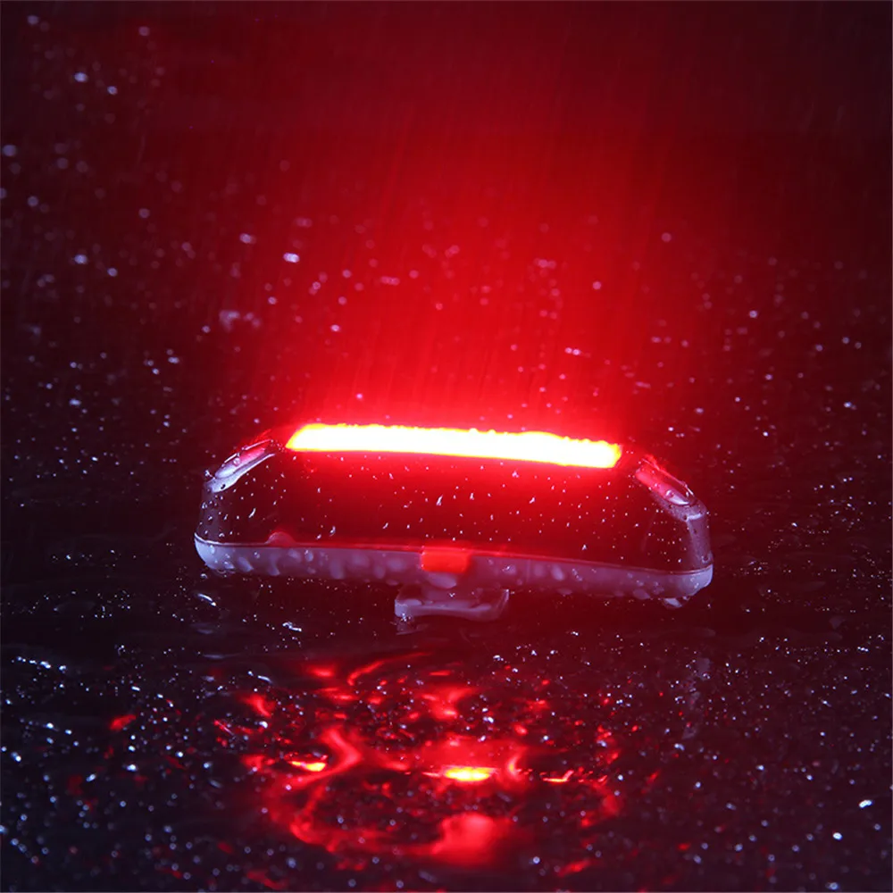 ROCKBROS USB Перезаряжаемые велосипед задний светильник Водонепроницаемый седло MTB велосипед светильник светодиодный Подседельный штырь для горного велосипеда светильник для верховой езды Предупреждение хвост светильник
