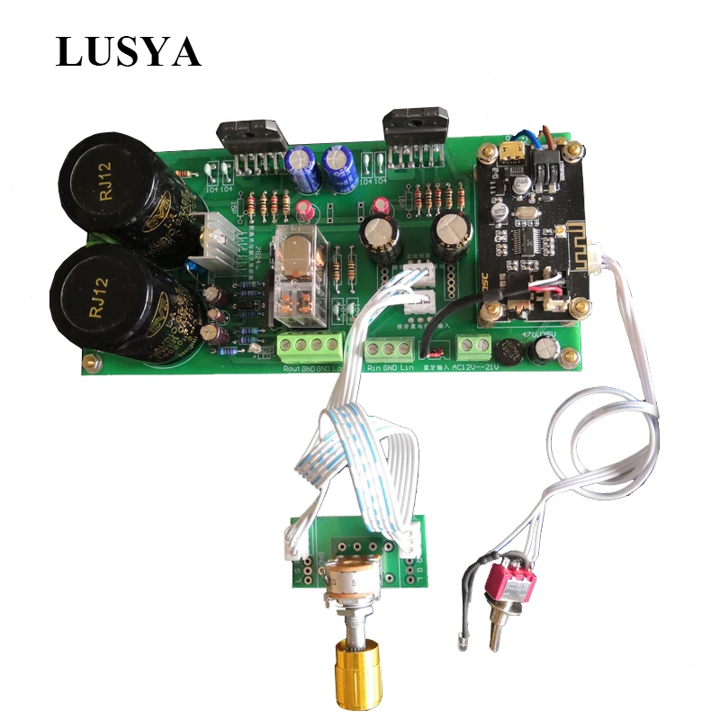 LM3886TF цифровой bluetooth усилитель регулировки громкости доска 68 Вт* 2 стереоусилитель с Динамик защита сигнала СС T0853