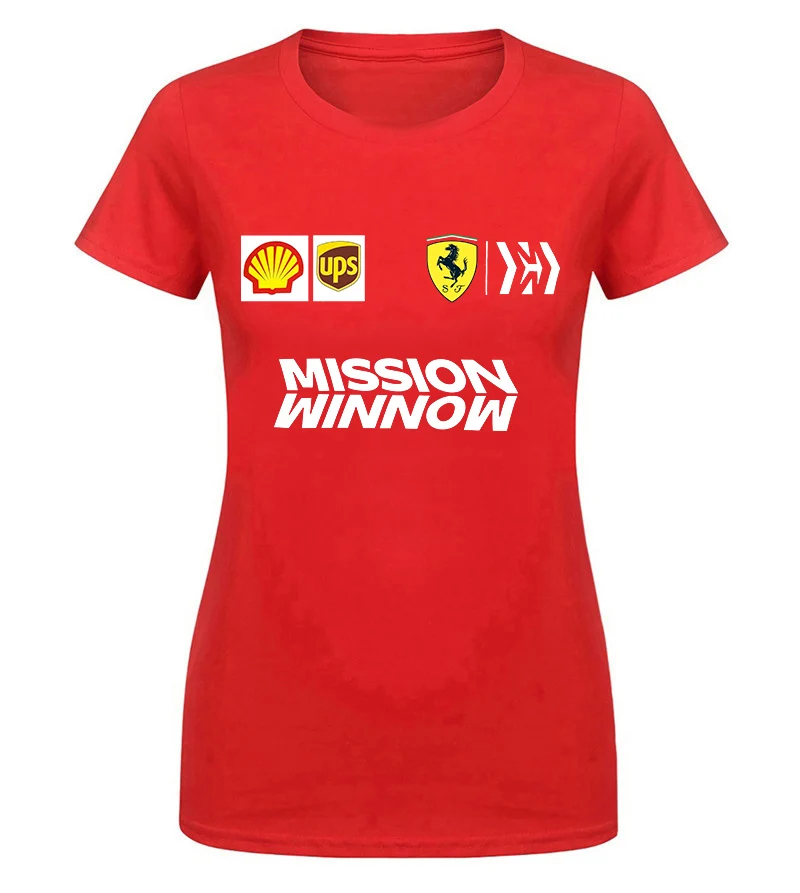 Scuderia Wu Женская командная футболка - Цвет: women red