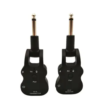 

Guitar Pickup 2.4GHZ Wireless Built-in Rechargeable Lithium Battery Plug-and-play Digital Transmitter Receiver For Electric Guit