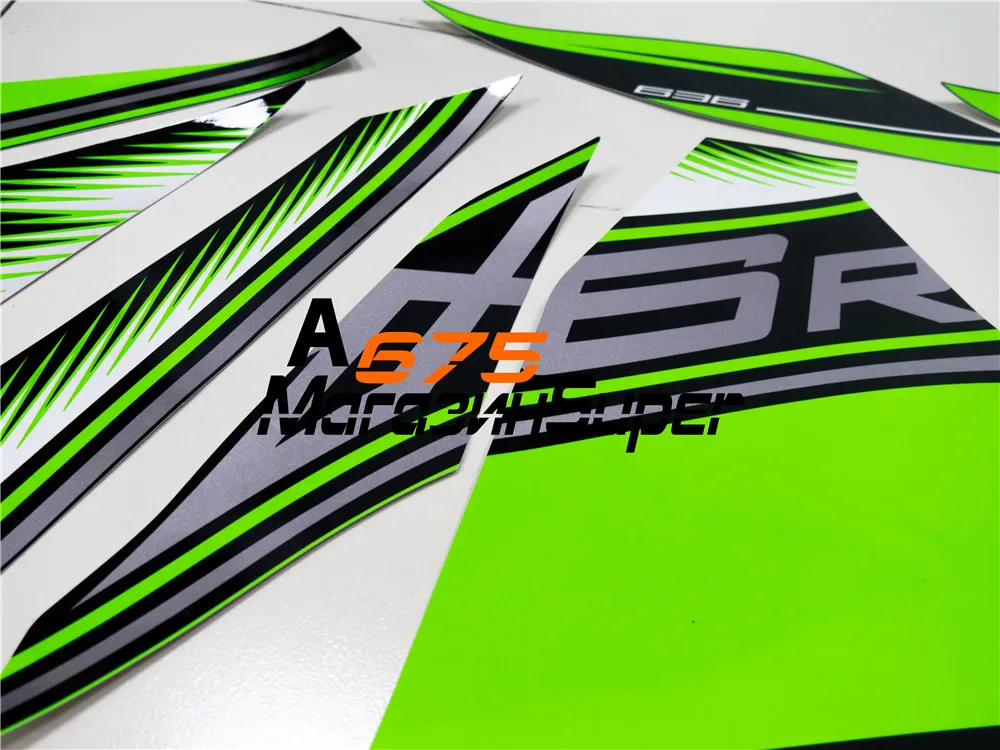 Для Kawasaki Ninja ZX6R ZX-6R 6R гоночной команды КРТ 2013 наклейки обтекатель таблички