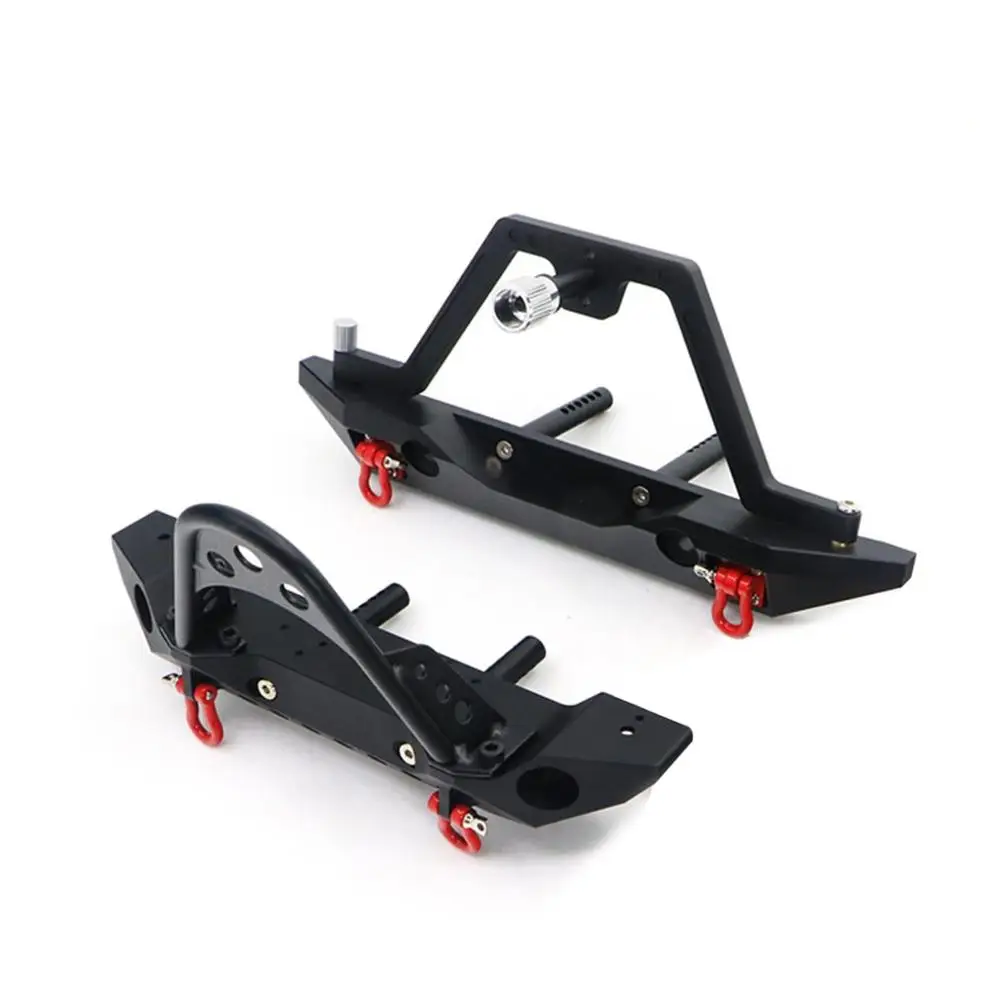 

1:10 RC Crawler Metal Front & Rear Bumper with Lights for 1/10 Axial SCX10 90046 RC Car