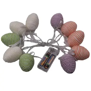 

20 LED Ester Eggs String Light Fashionable Battery Powered Decoration Light String With Flash Function